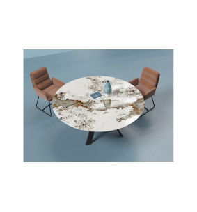 GRANDE AUSTIN - Table de repas extensible deux allonges... 2