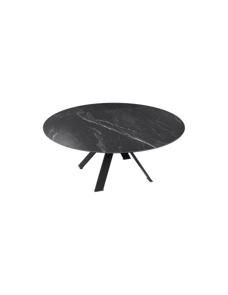 GRANDE AUSTIN - Table de repas extensible deux allonges intégrées (EXPO)