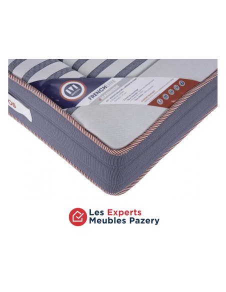 PROMO : Matelas + Sommier Marinière II 140x190 cm (EXPO)