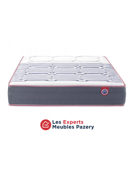 PROMO : Matelas + Sommier Marinière II 140x190 cm (EXPO)
