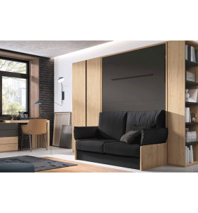 EOS - Armoire lit autoportante avec banquette  2