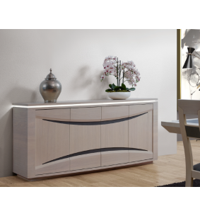 IBIZA - Enfilade 4 portes avec éclairage 