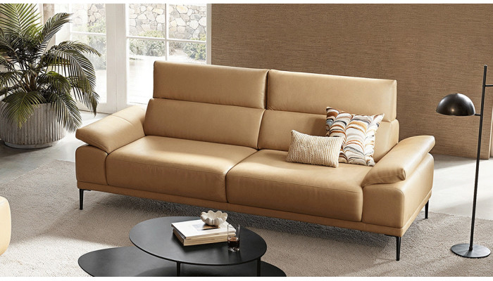 GRANDE - Canapé 3 places 2 relax, confort boxspring   