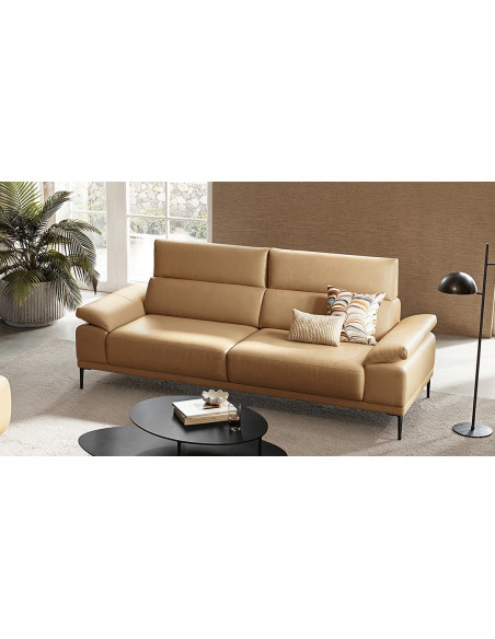 GRANDE - Canapé 3 places 2 relax, confort boxspring   