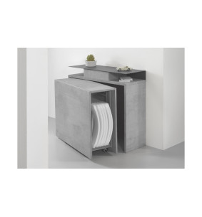 ARCHI - Console extensible et 6 chaises pliables 