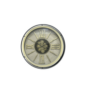 Horloge à engrenages avec verre  