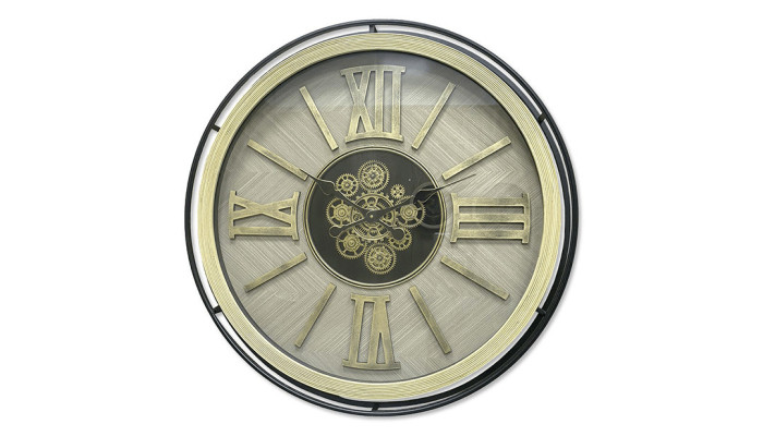 Horloge à engrenages avec verre  