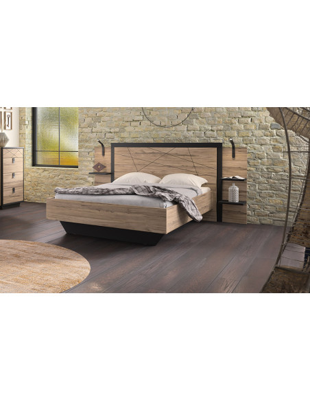 Thalya - Lit pour couchage 140x190 
