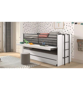 SAM - Lits compact couchage 90x200  