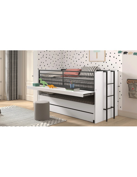 SAM - Lits compact couchage 90x200  