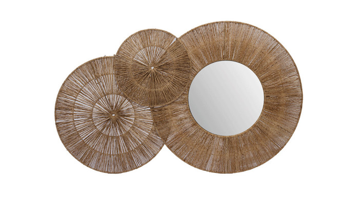 Miroir jute  