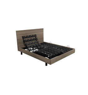OPTIMA LUXE  - Sommier TPR H15 Bois 2 moteurs   
