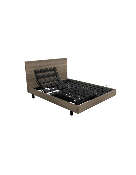 OPTIMA LUXE  - Sommier TPR H15 Bois 2 moteurs   
