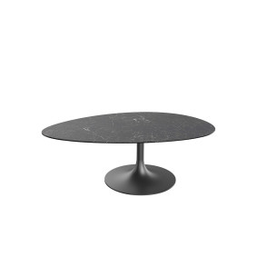 ALISSE  - Table basse waterglass forme irrégulière 
