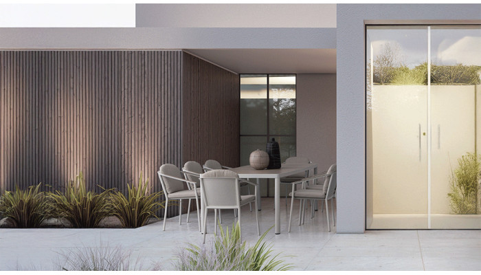 UNISSE - SET TABLE + 8 chaises Ulisse  