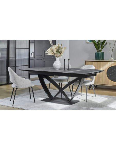 Sphère - Table de séjour céramique extensible 