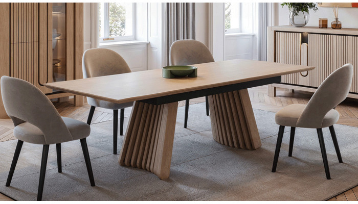 CAP - Table 180cm avec 1 allonge de 80 