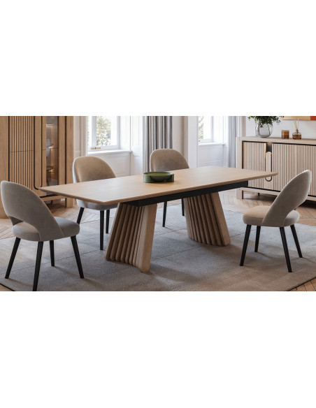 CAP - Table 180cm avec 1 allonge de 80 