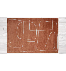 ATELIER - Tapis Atelier B rust / white  
