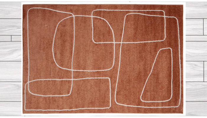 ATELIER - Tapis Atelier B rust / white  