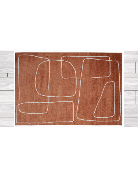 ATELIER - Tapis Atelier B rust / white  