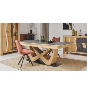 LEGEND - Table repas 220 x 100 - 3 allonges 