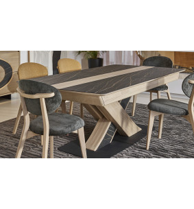 THALÈS - Table 1 allonge pf de 80 + 2 allonges de 40  