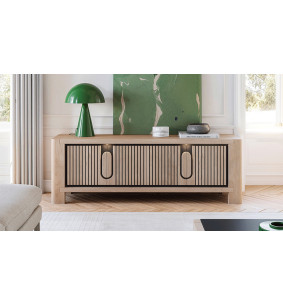 CAP - Meuble TV 185cm 2 portes 1 tiroir 1 niche  