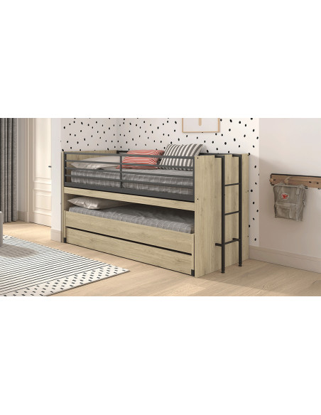 SAM - Lits compact couchage 90x200  