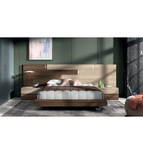 COSMO - Lit pour couchage 140x190, 2 chevets  