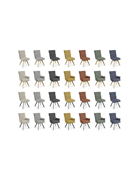 Ambre - Chaise pieds métal 
