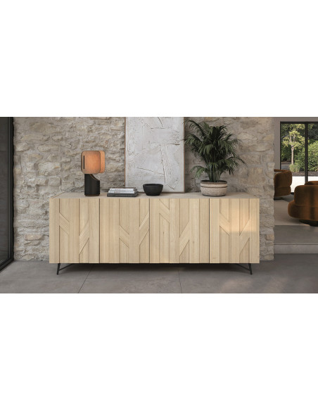 CANOPEE - Enfilade 4 portes dessus bois   