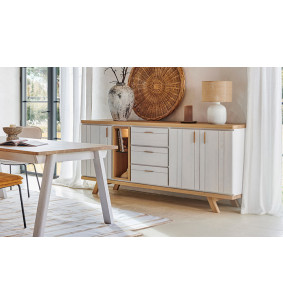 Havane - Enfilade 4 portes 1 tiroir 1 niche  2