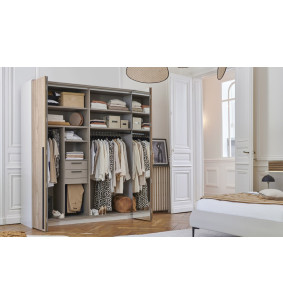 TOSCANE - Armoire 4 portes 2