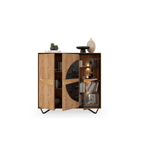 Escale - Vitrine 3 portes avec éclairage   2