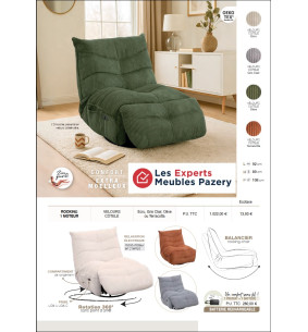 MOOTHIE - Fauteuil relax pivotant "Rocking-Chair" (EXPO)