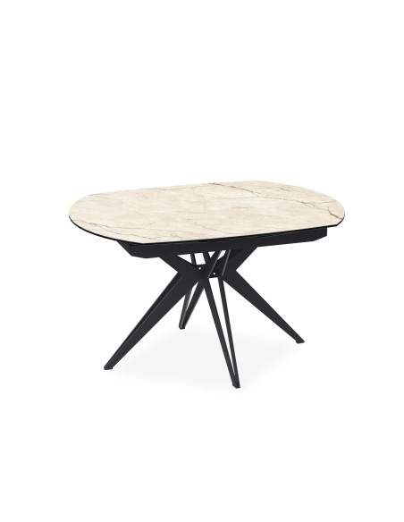 NENUPHAR - Table ovale 130 cm extensible à 190 cm